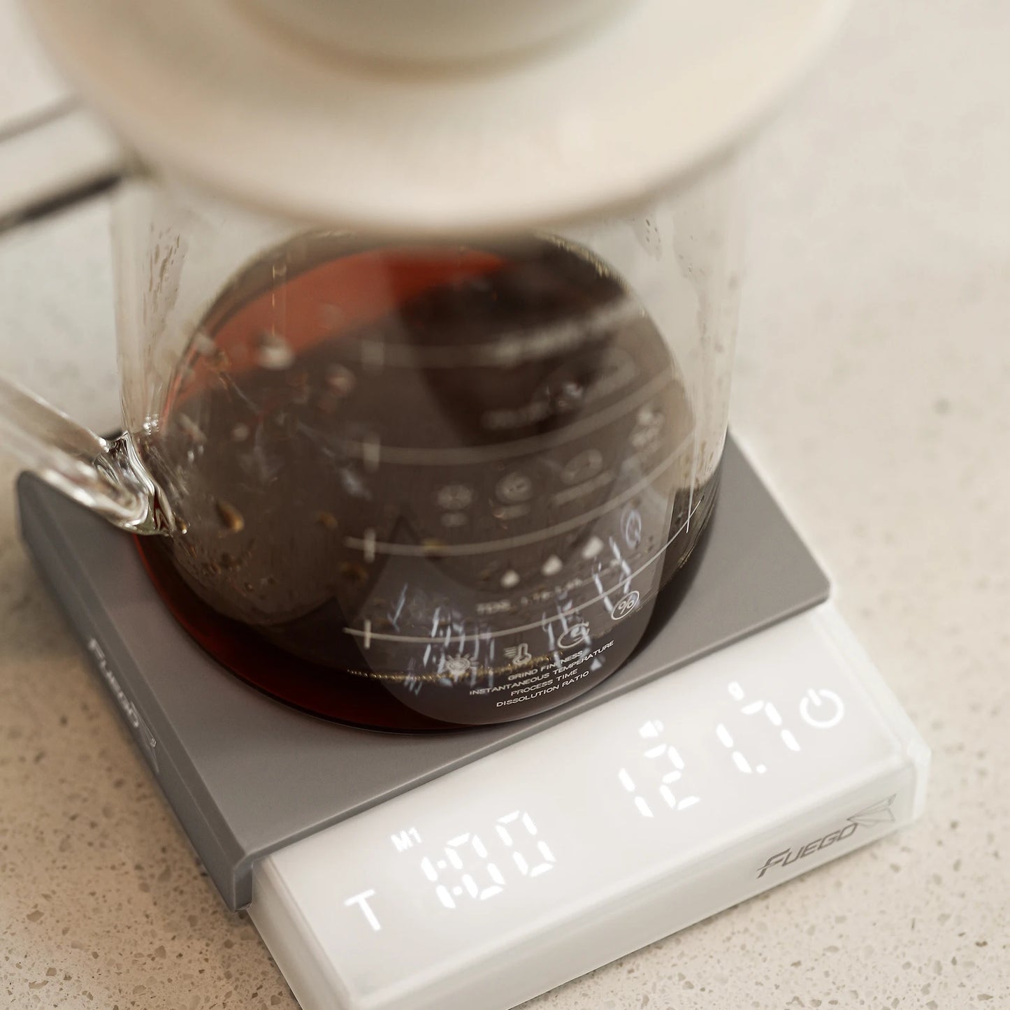 Balanza de café 0,1 g con temporizador para espresso y filtrados - imagen 6