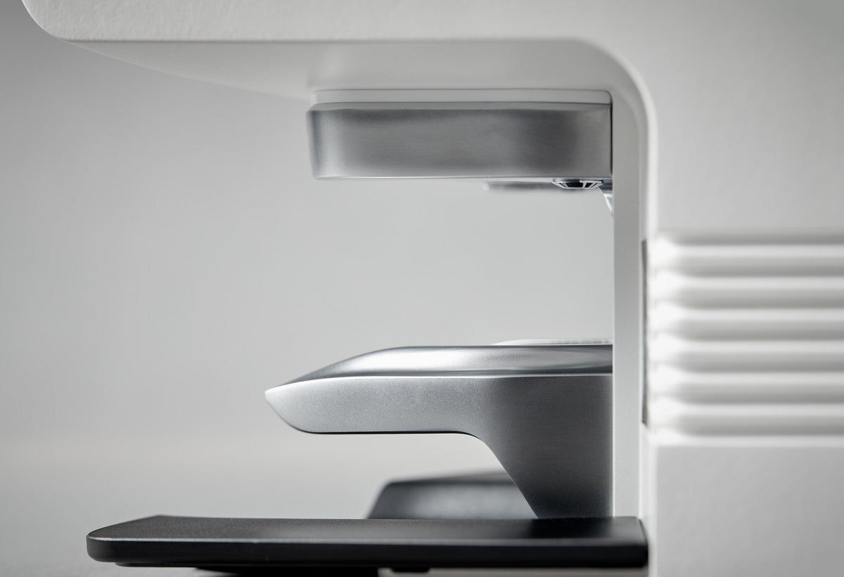 Detalle del área de tampeo del PUQ Press M6 blanco