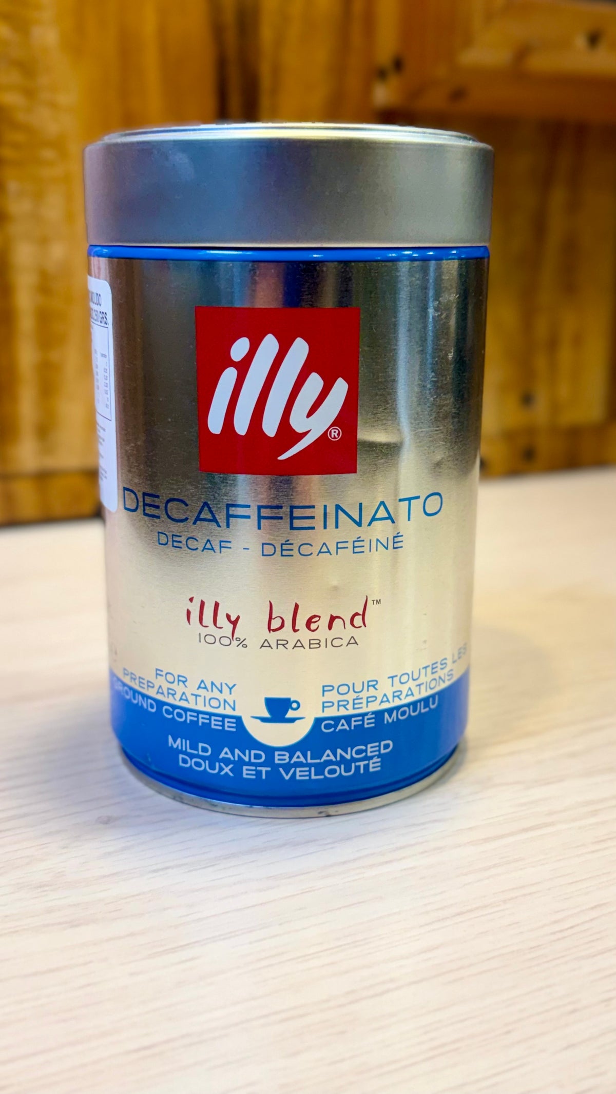 Café illy Descafeinado Molido 100% Arábica