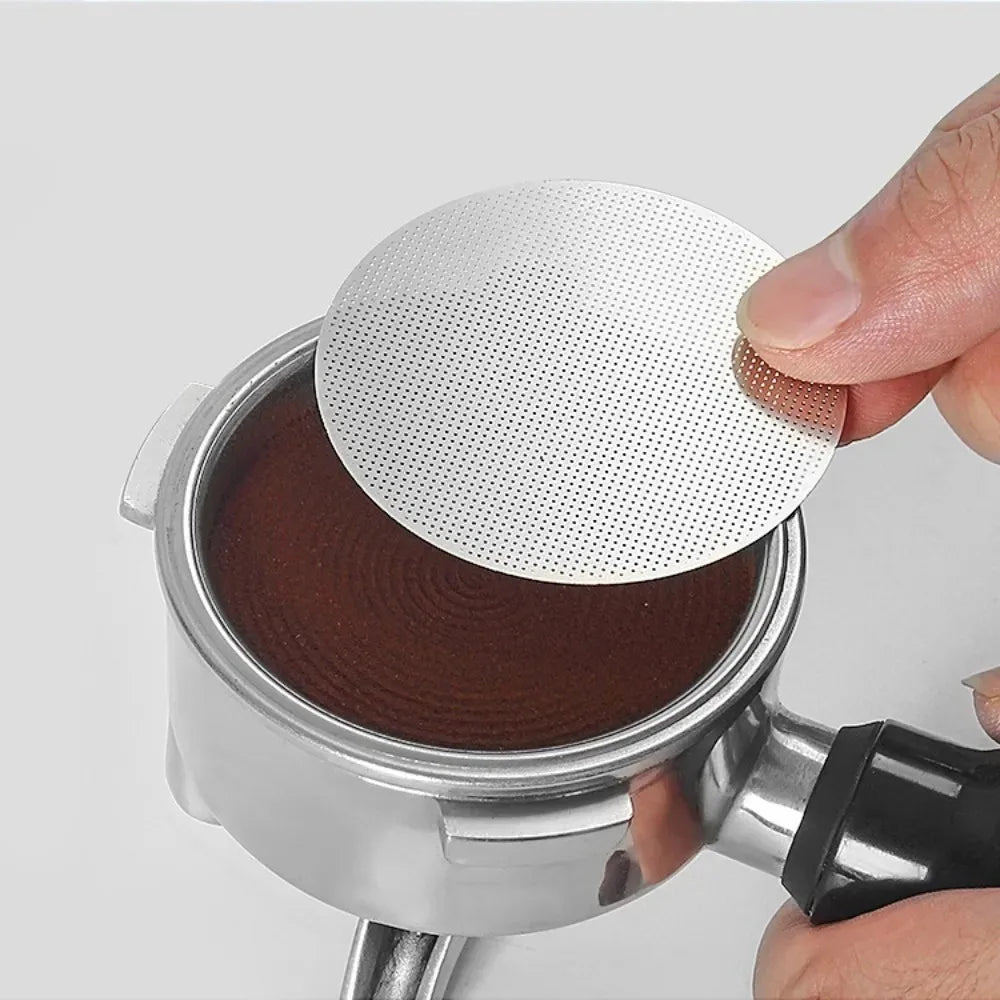 Puck screen reutilizable para espresso 51, 53,5 y 58,5 mm - imagen 1