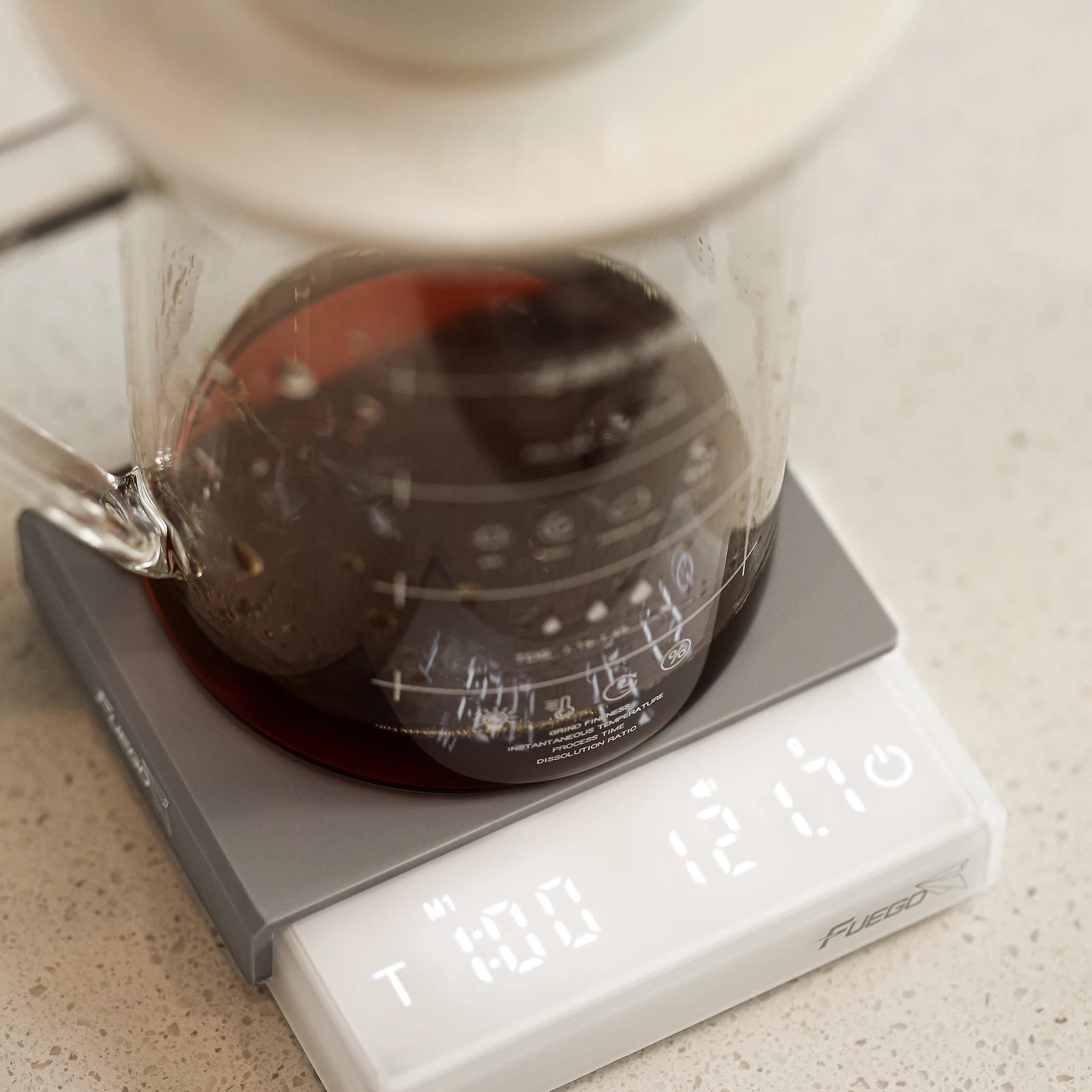 Balanza de café 0,1 g con temporizador para espresso y filtrados - imagen 6