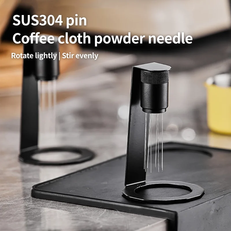 Herramienta WDT magnética de 8 agujas para espresso - imagen 1