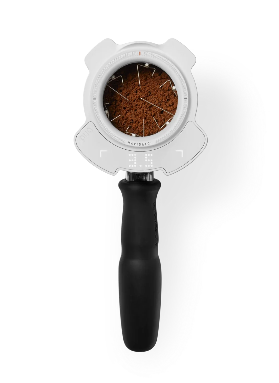 PUQ PREP Navigator blanco vista superior distribuyendo café