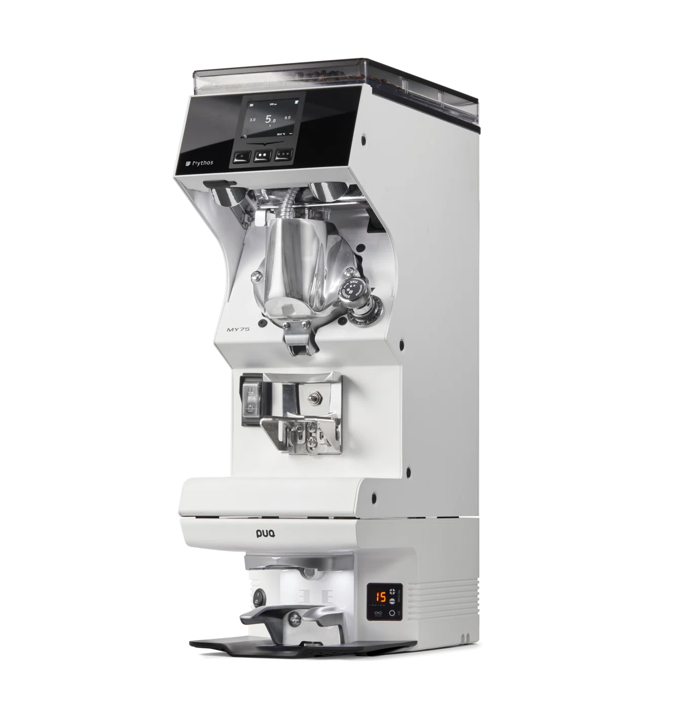 PUQ Press M6 blanco integrado bajo molino Mythos